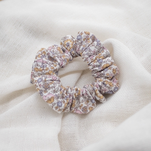 Chouchou Liberty fleurs pastel